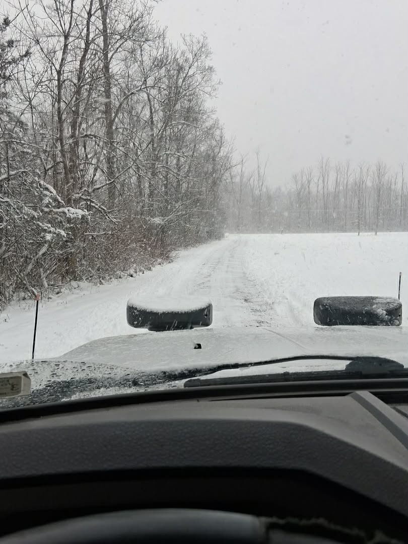Snow removal Hudson Valley - winter driveway view